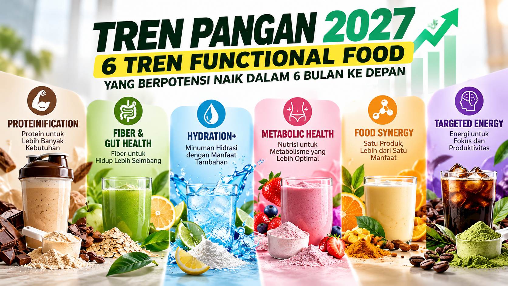 Tren Pangan 2027: 6 Tren Functional Food yang Berpotensi Naik dalam 6 Bulan ke Depan