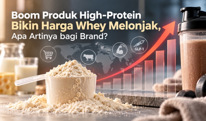 Boom Produk High-Protein Bikin Harga Whey Melonjak, Apa Artinya bagi Brand?