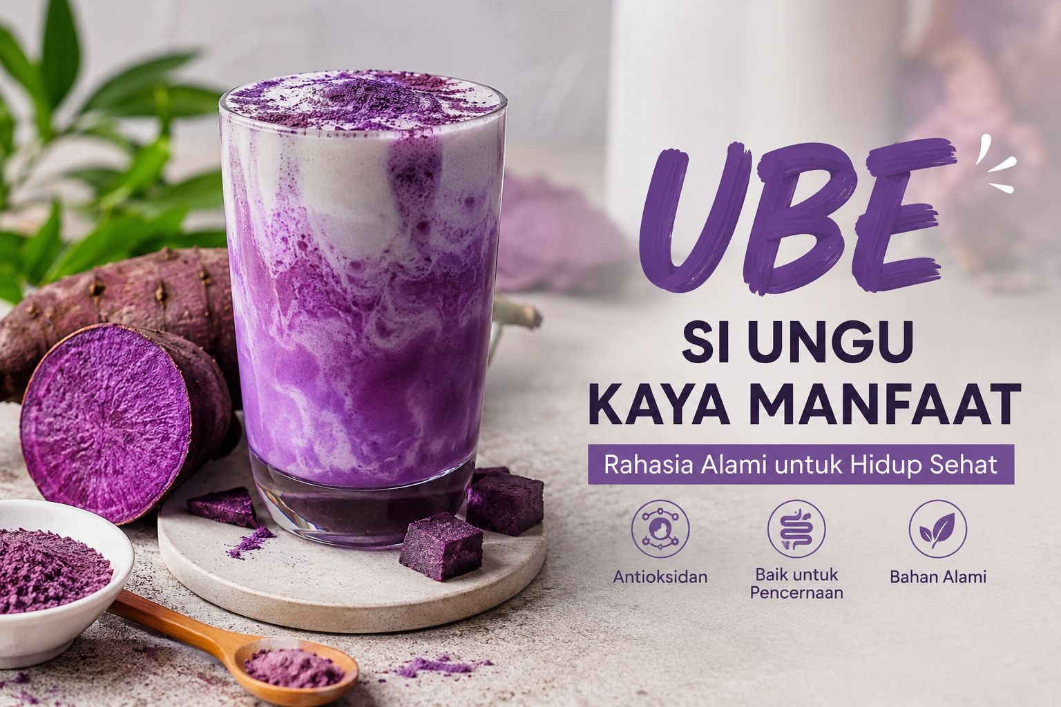 Ube: Si Ungu Kaya Manfaat yang Mulai Mencuri Perhatian Dunia Wellness